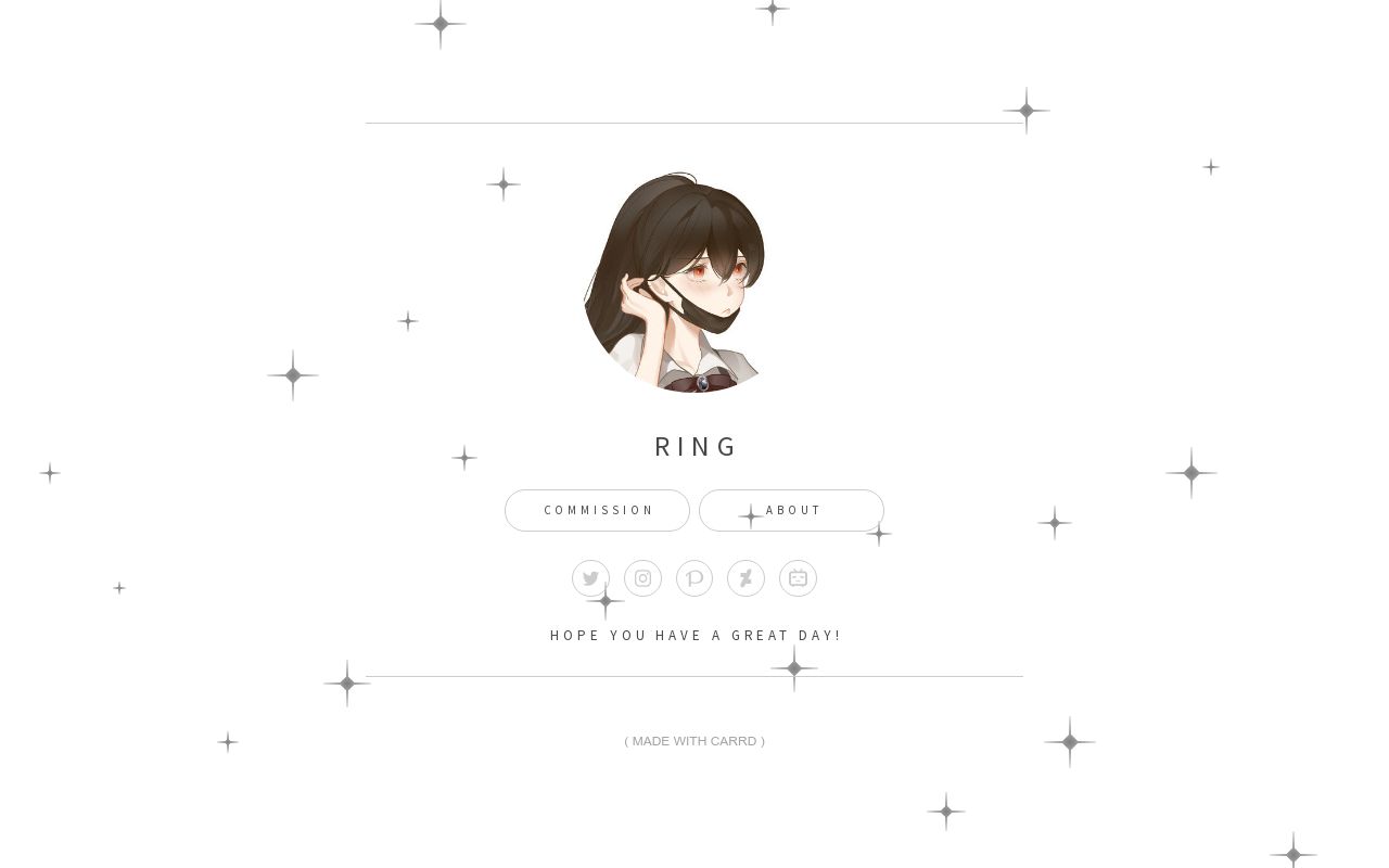 Carrd profile picture for @majoring